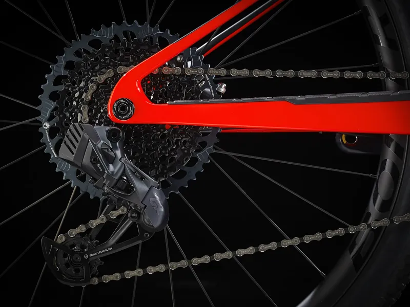 2021 Trek Supercaliber 9.8 GX AXS Full Suspension Mountain Bike Red-5
